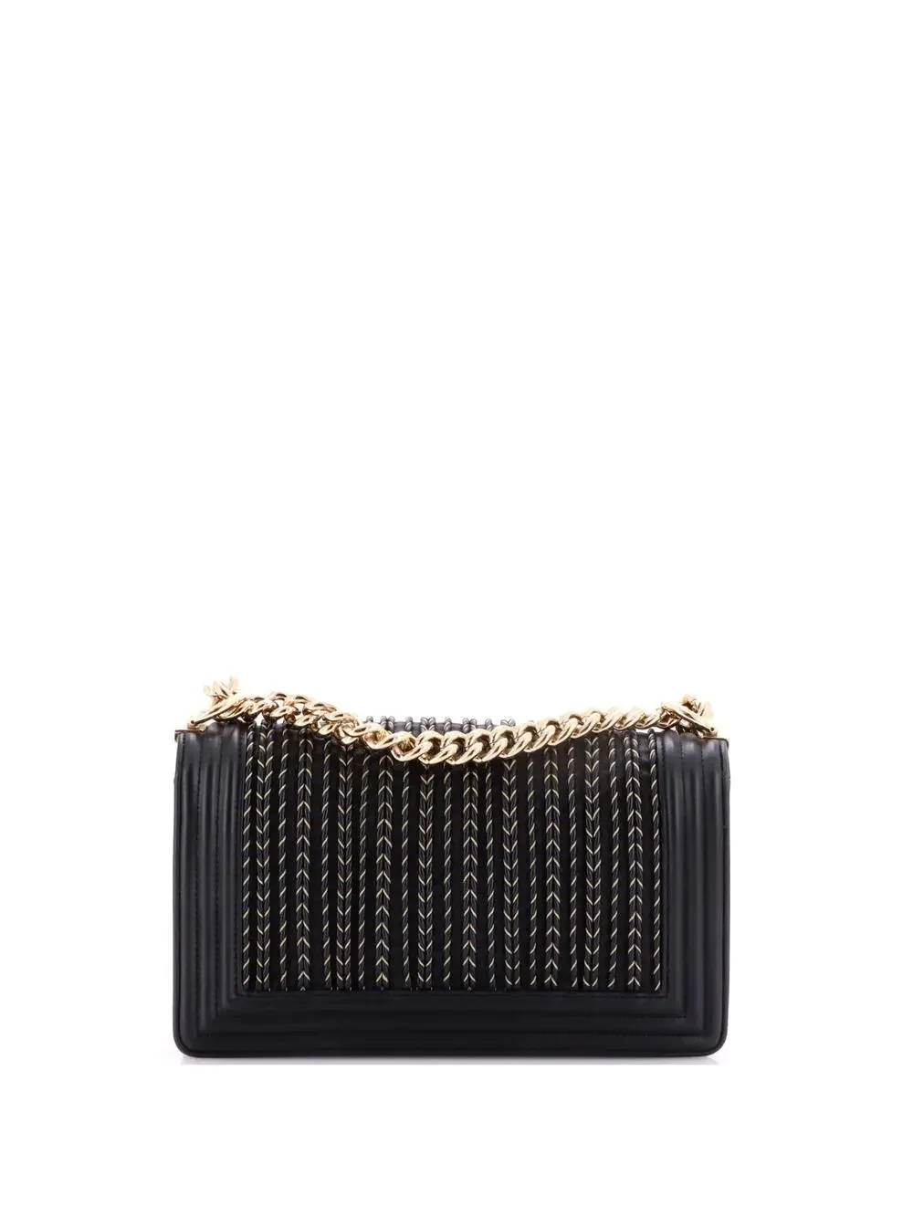 Chanel Boy Flap Bag Braided Woven #262195C37B